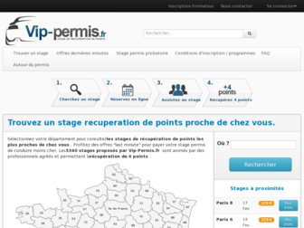 vip-permis.fr website preview
