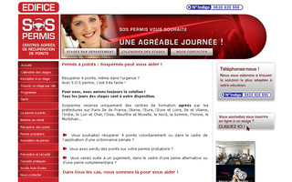 sospermis.fr website preview