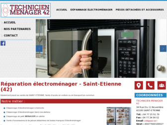 technicien-42-menager.com website preview