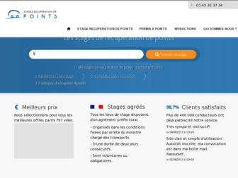 stage-recuperation-points.com website preview