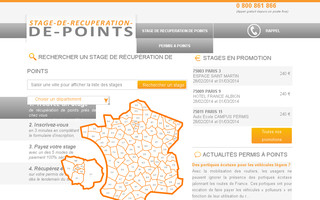 stage-de-recuperation-de-points.com website preview