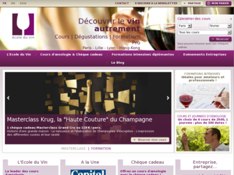 ecole-du-vin.fr website preview