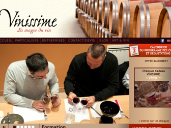 vinissime.fr website preview