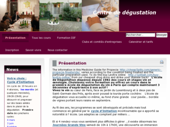 ecolededegustation.fr website preview