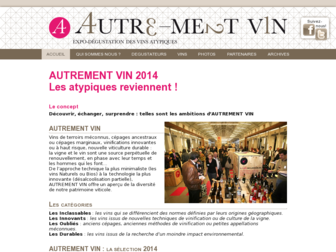 autrementvin.com website preview