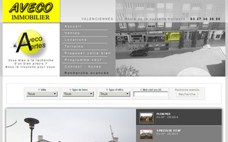 avecoimmobilier.fr website preview