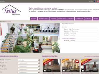 tellusimmobilier.fr website preview
