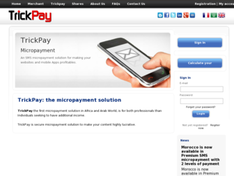 trickpay.com website preview