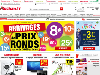 auchan.fr website preview