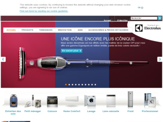 electrolux.fr website preview