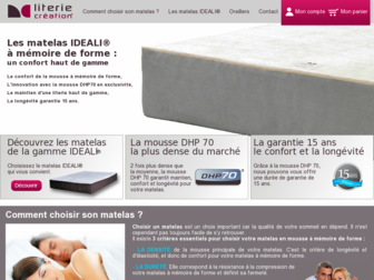 matelas-memoire-de-forme.com website preview