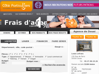 douai.coteparticuliers.com website preview