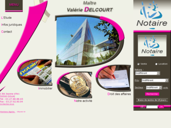 delcourt-douai.notaires.fr website preview