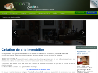 site-immobilier.ecowebstudio.fr website preview