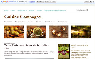 cuisine-campagne.com website preview
