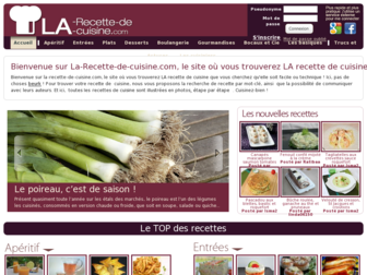 la-recette-de-cuisine.com website preview