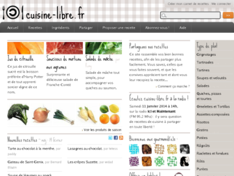 cuisine-libre.fr website preview