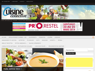 cuisinecollective.fr website preview
