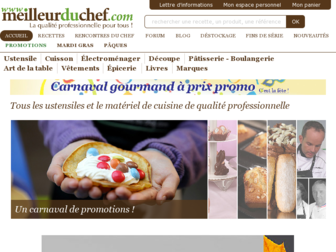 meilleurduchef.com website preview