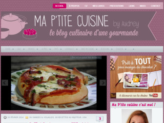 audreycuisine.fr website preview