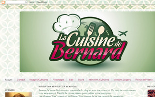 lacuisinedebernard.com website preview