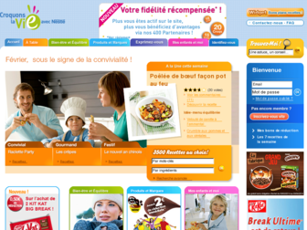 croquonslavie.fr website preview