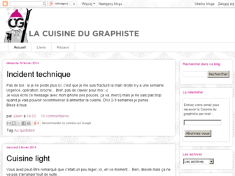 lacuisinedugraphiste.net website preview