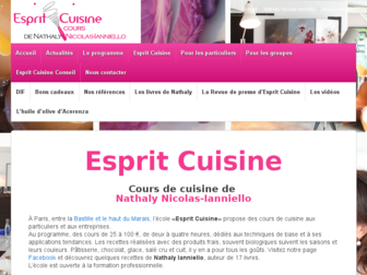 espritcuisine.com website preview