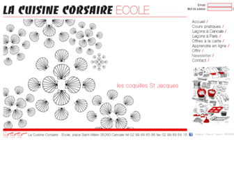cuisine-corsaire.fr website preview