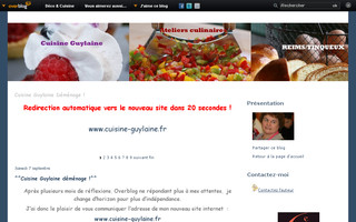 cuisine-guylaine.over-blog.com website preview