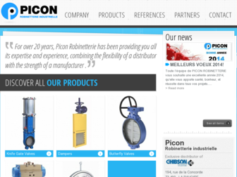 picon-robinetterie.fr website preview