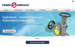 corri-servais.com website preview