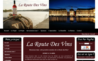 laroutedesvins2011.com website preview