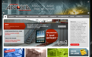 anoxa.fr website preview