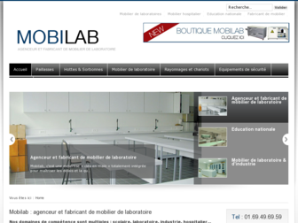 mobilier-de-laboratoire.eu website preview