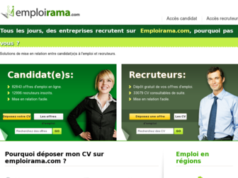 emploirama.com website preview