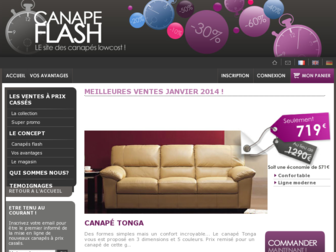 canape-flash.fr website preview
