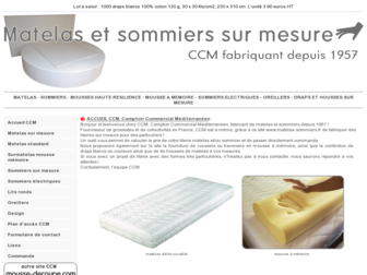 matelas-sommiers.fr website preview