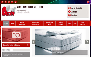 adm-literie-mousse.fr website preview
