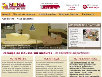 morel-mousse.fr website preview