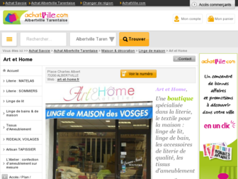art-et-home.fr website preview