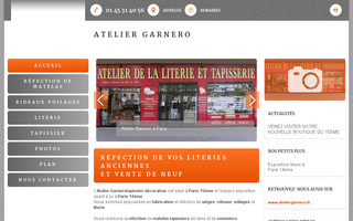 atelier-garnero-paris.fr website preview