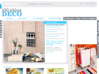 100ideesdeco.com website preview