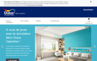 duluxvalentine.com website preview