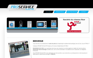 proservice-electromenager.com website preview