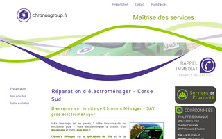 chronosmenager.fr website preview