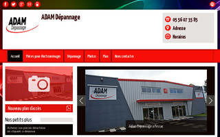 adam-depannage.fr website preview