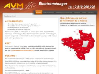 avm-depannage.com website preview