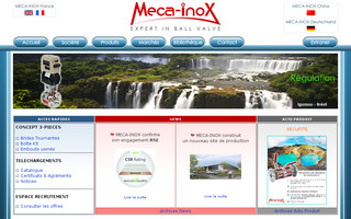 meca-inox.com website preview