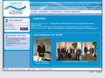 adfri.fr website preview